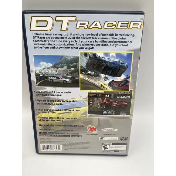 DT Racer (PlayStation 2, 2005) Complete Tested Working - Free Ship - Picture 7 of 9